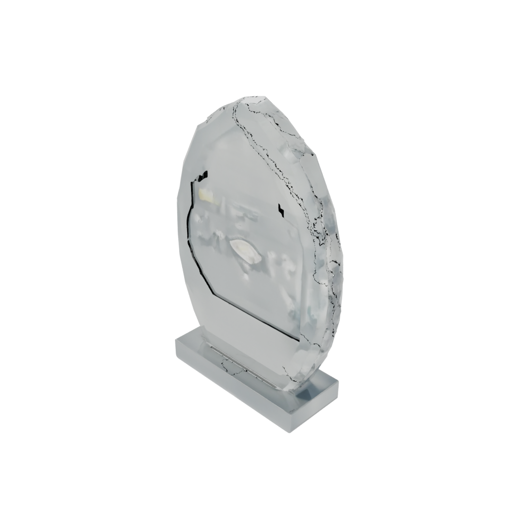 Crystal Modern Tombstone Prop Mini — seasonal 3D print model, STL