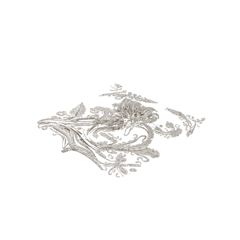 Crystal Ornate Cornucopia Centerpiece — seasonal 3D print model, STL