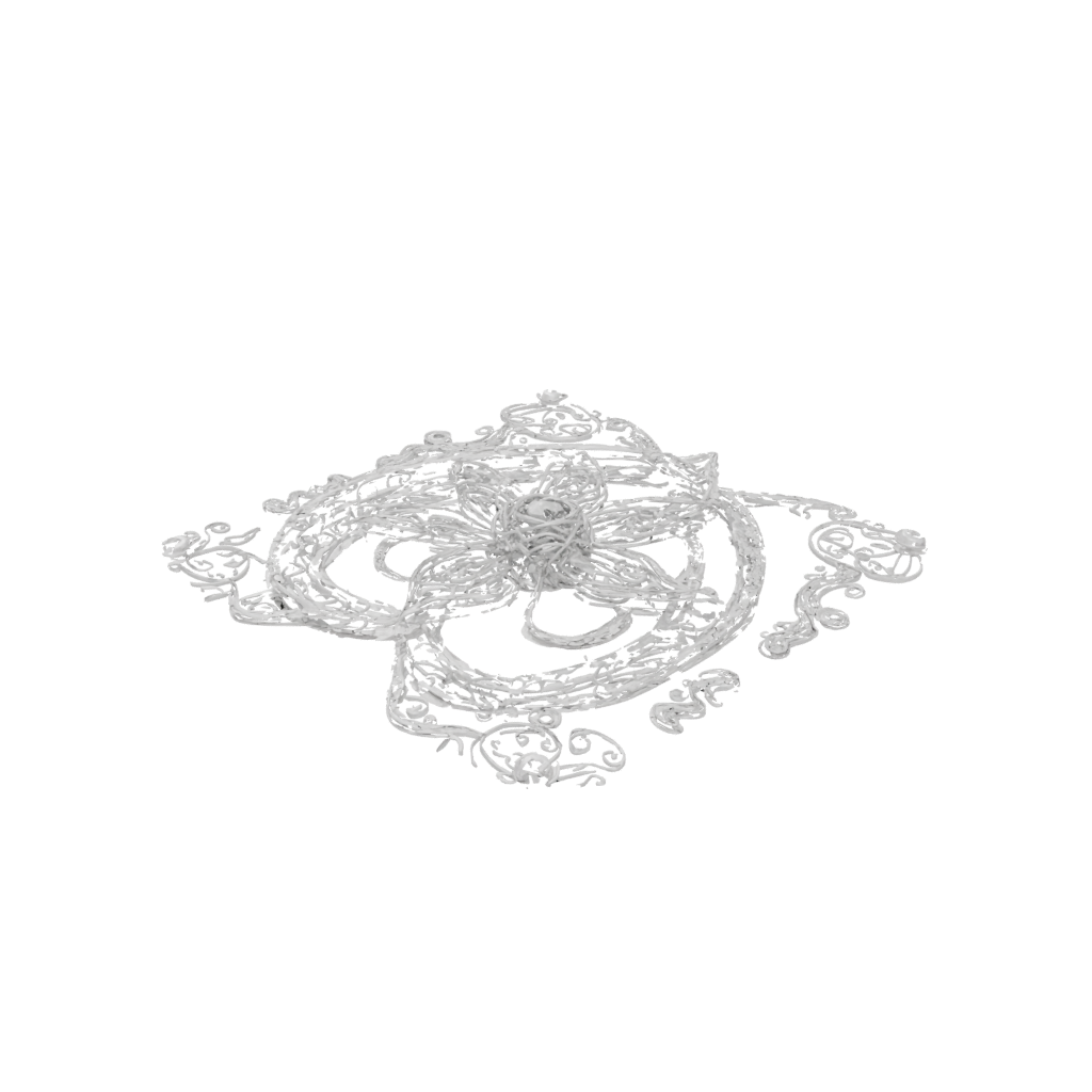 Crystal Ornate Valentine Love-Knot — seasonal 3D print model, STL