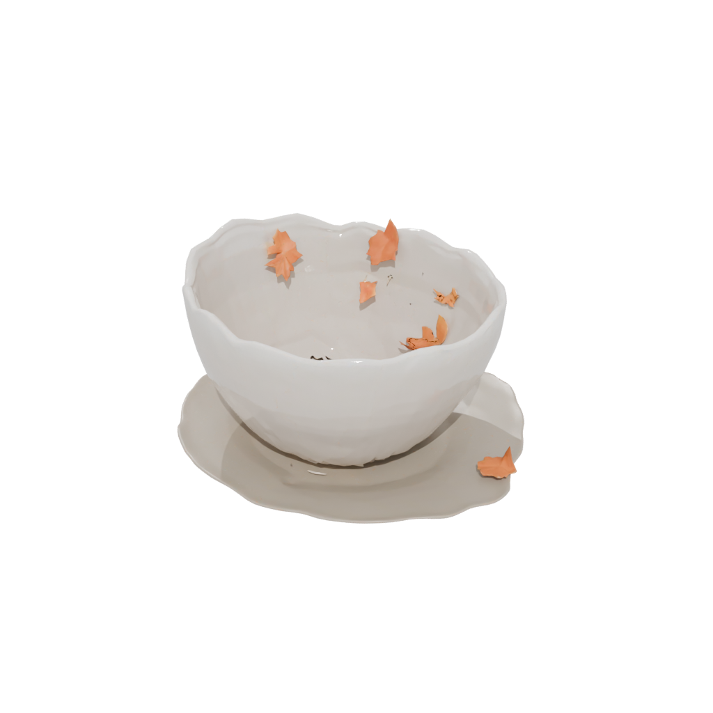 Cute Autumn Leaf Bowl — seasonal 3D print model, STL