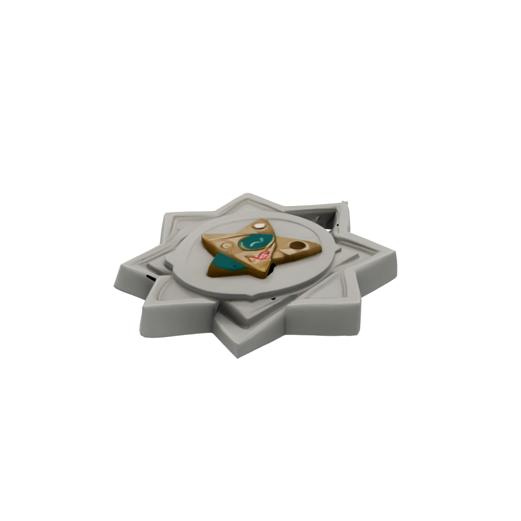 Cute Dreidel Spinner — seasonal 3D print model, STL