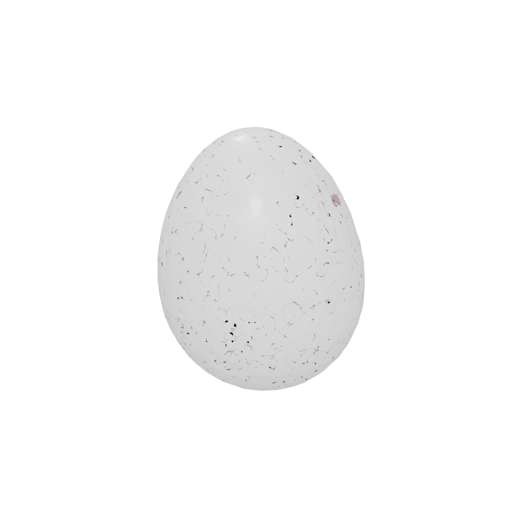 Cute Easter Egg Relief — seasonal 3D print model, STL