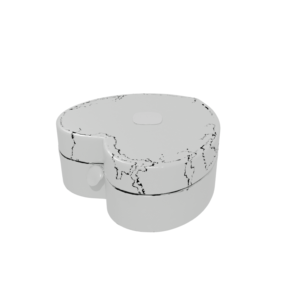 Cute Heart Trinket Box — seasonal 3D print model, STL
