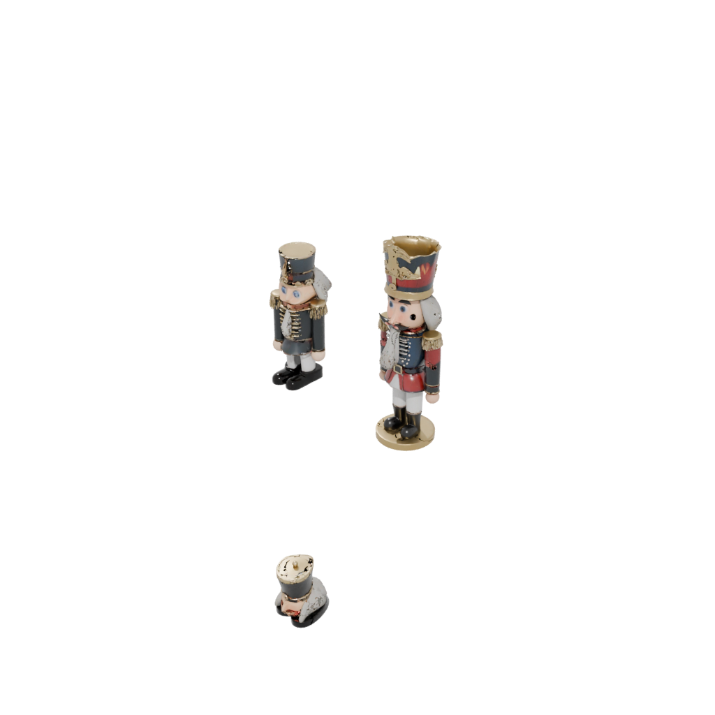 Cute Nutcracker Soldier Original — seasonal 3D print model, STL