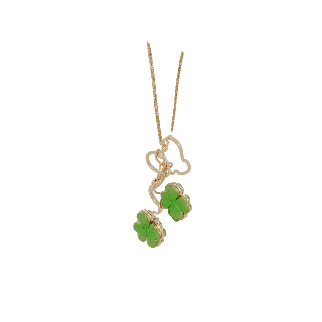 Cute Shamrock Charm — seasonal 3D print model, STL