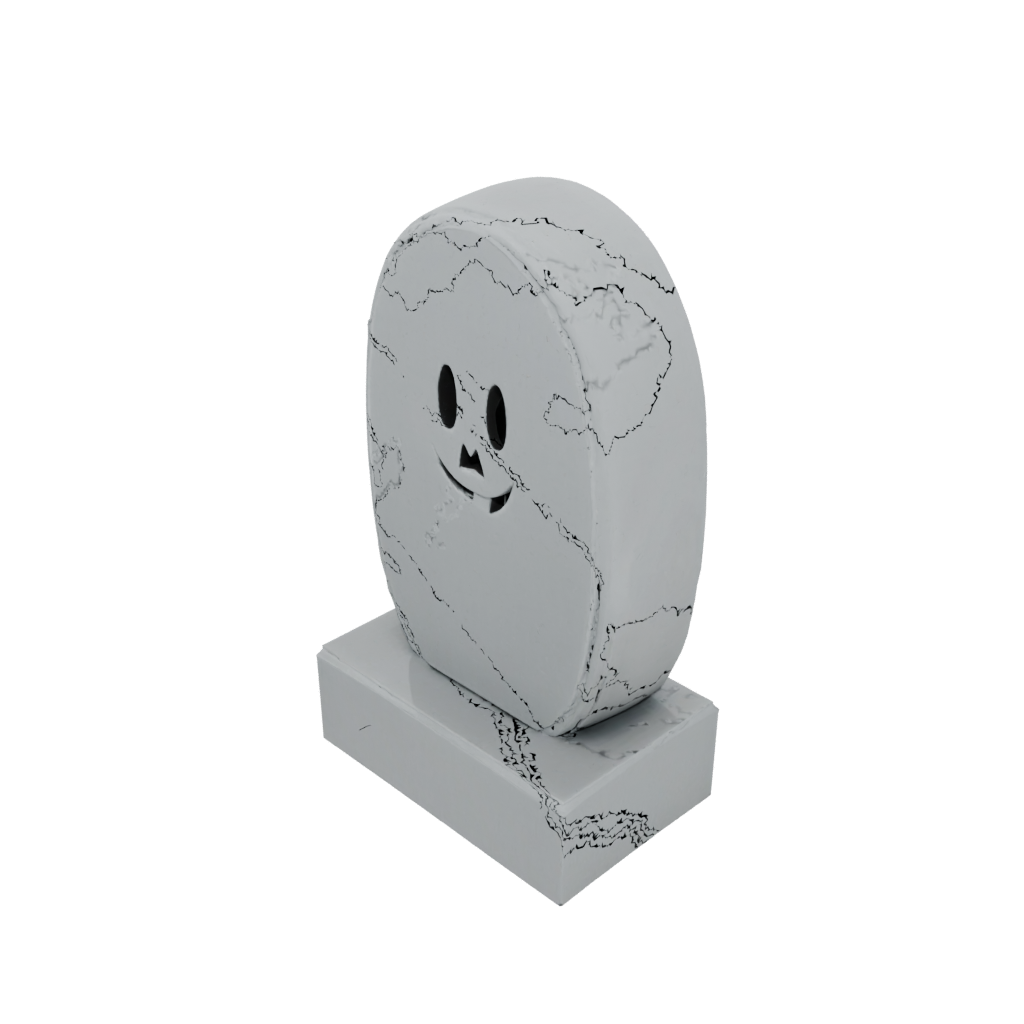 Cute Tombstone Prop Mini — seasonal 3D print model, STL