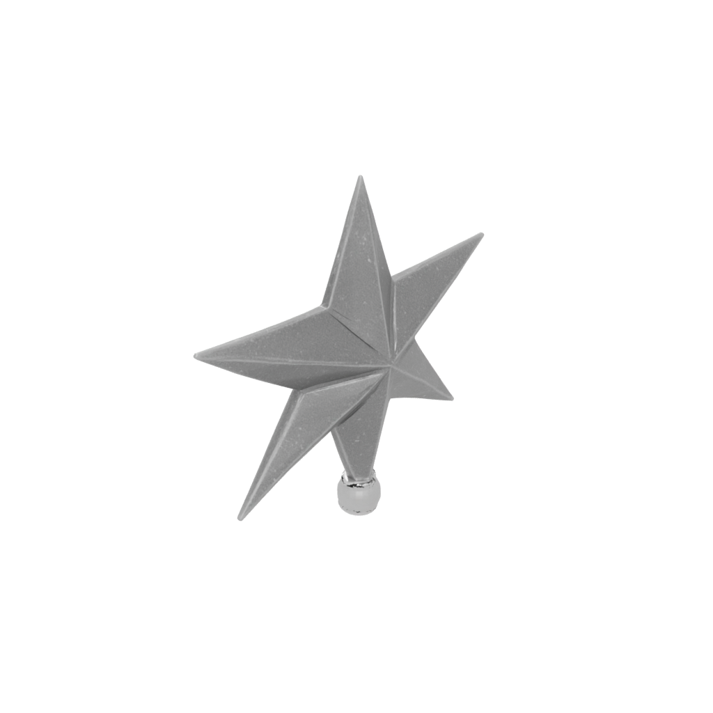 Galaxy Christmas Tree Topper Star — seasonal 3D print model, STL