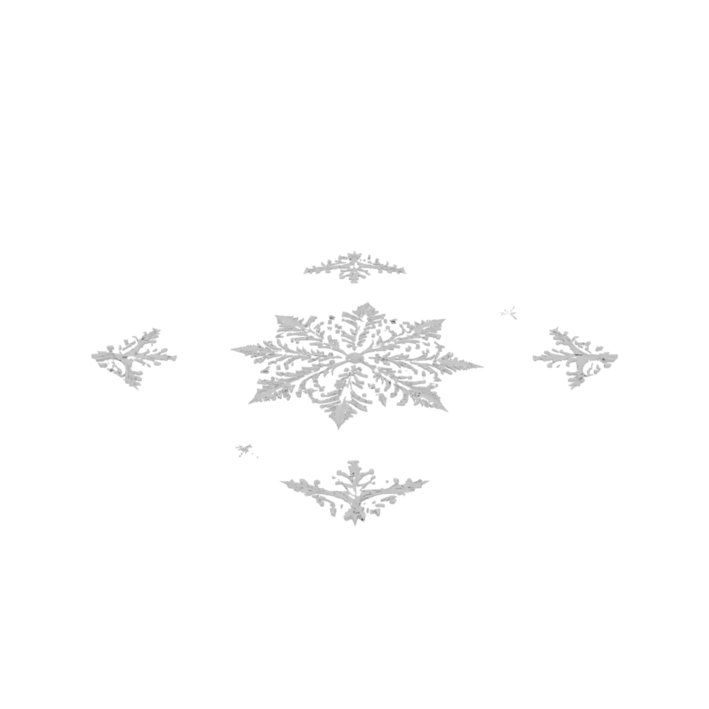 Galaxy Ornate Snowflake Ornament — seasonal 3D print model, STL