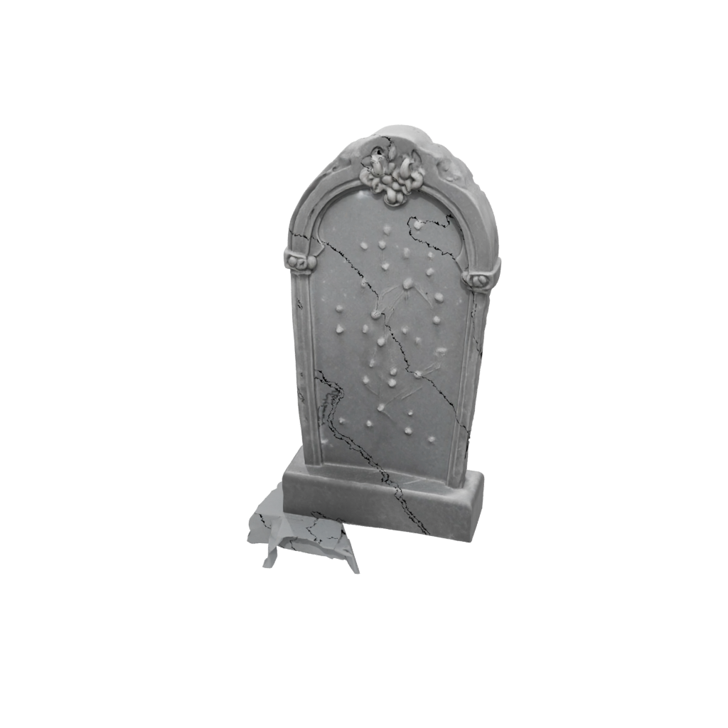 Galaxy Tombstone Prop Mini — seasonal 3D print model, STL