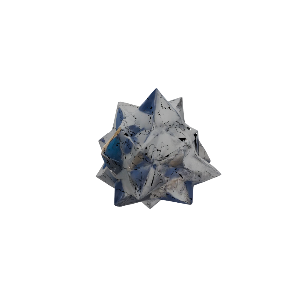 Galaxy Modern Dreidel Spinner — seasonal 3D print model, STL