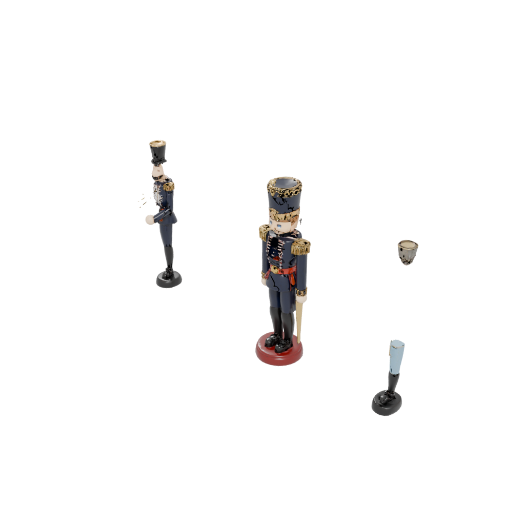 Galaxy Modern Nutcracker Soldier Original — seasonal 3D print model, STL