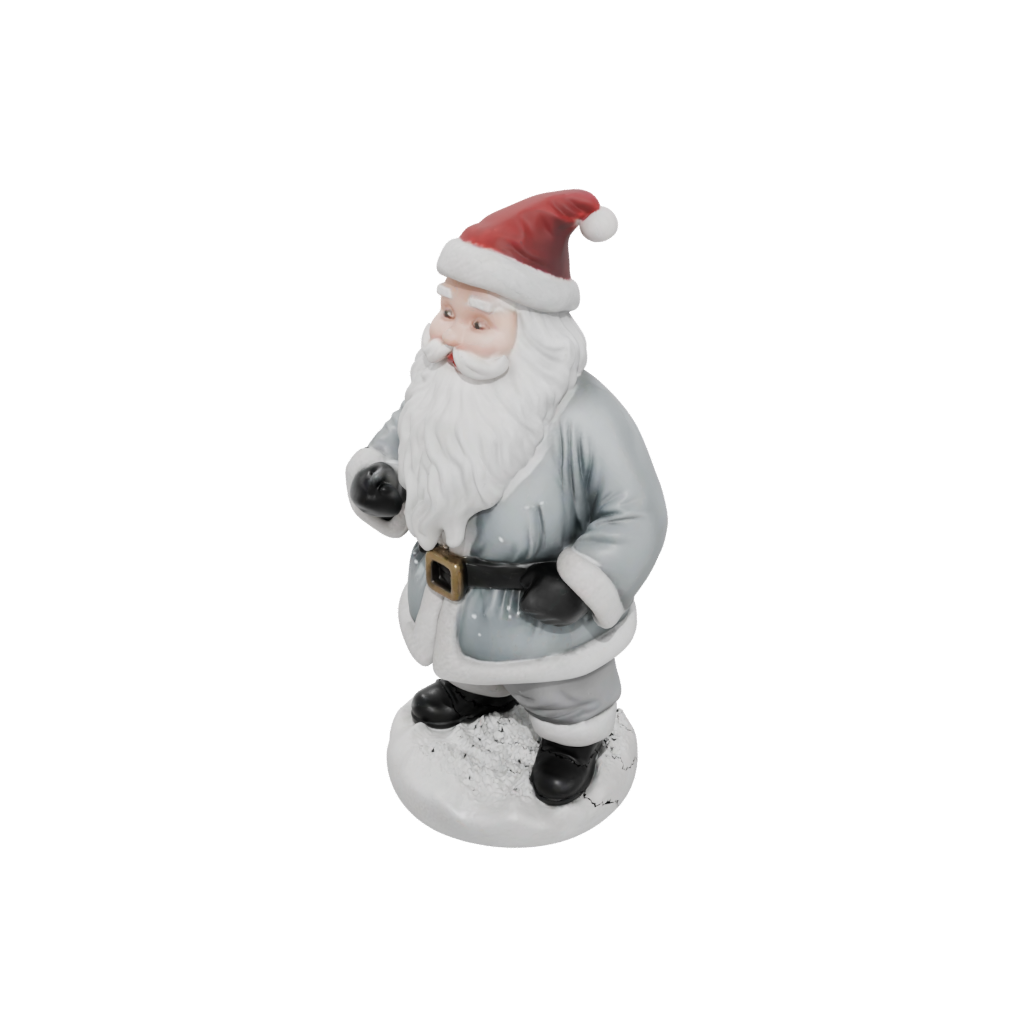 Galaxy Modern Santa Figurine Original — seasonal 3D print model, STL