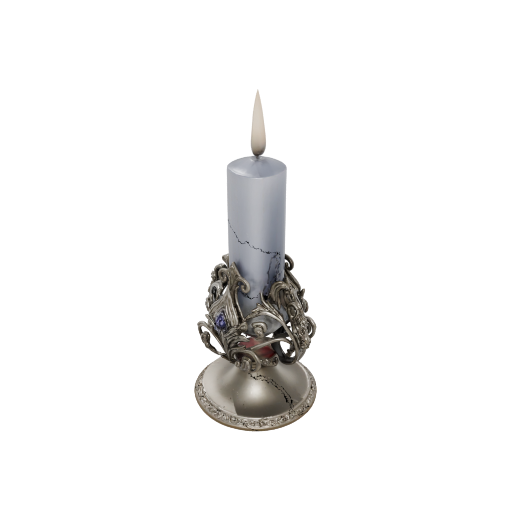 Galaxy Ornate Advent Candle Holder — seasonal 3D print model, STL