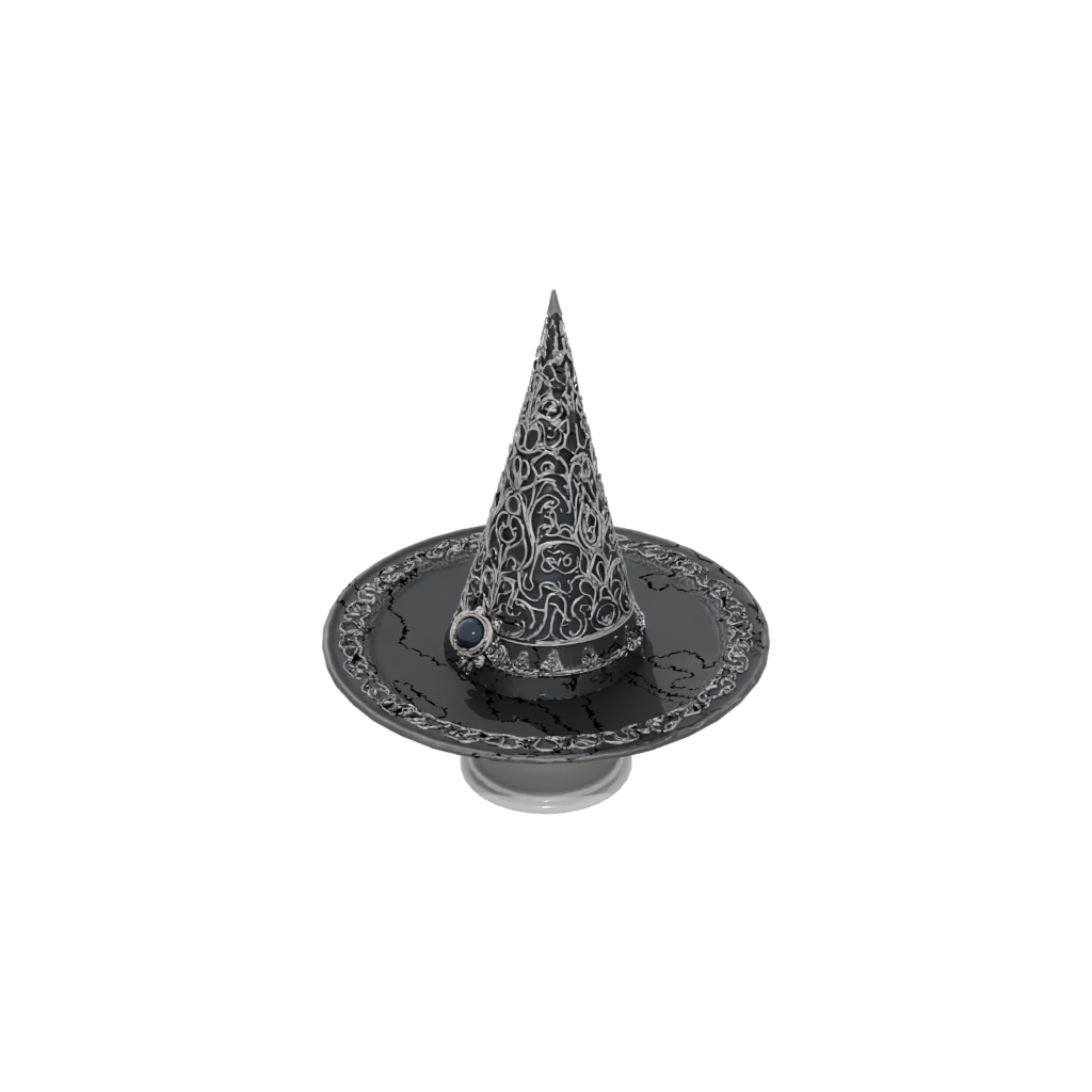 Galaxy Ornate Witch Hat Holder — seasonal 3D print model, STL