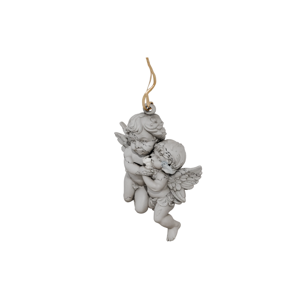 Galaxy Rustic Cupid Charm — seasonal 3D print model, STL
