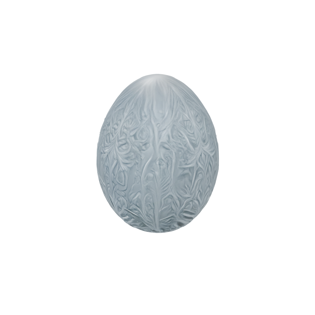 Galaxy Rustic Easter Egg Relief — seasonal 3D print model, STL