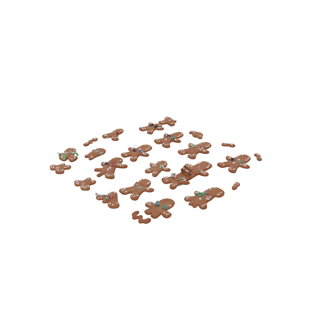 Galaxy Rustic Gingerbread Person Figure — seasonal 3D print model, STL