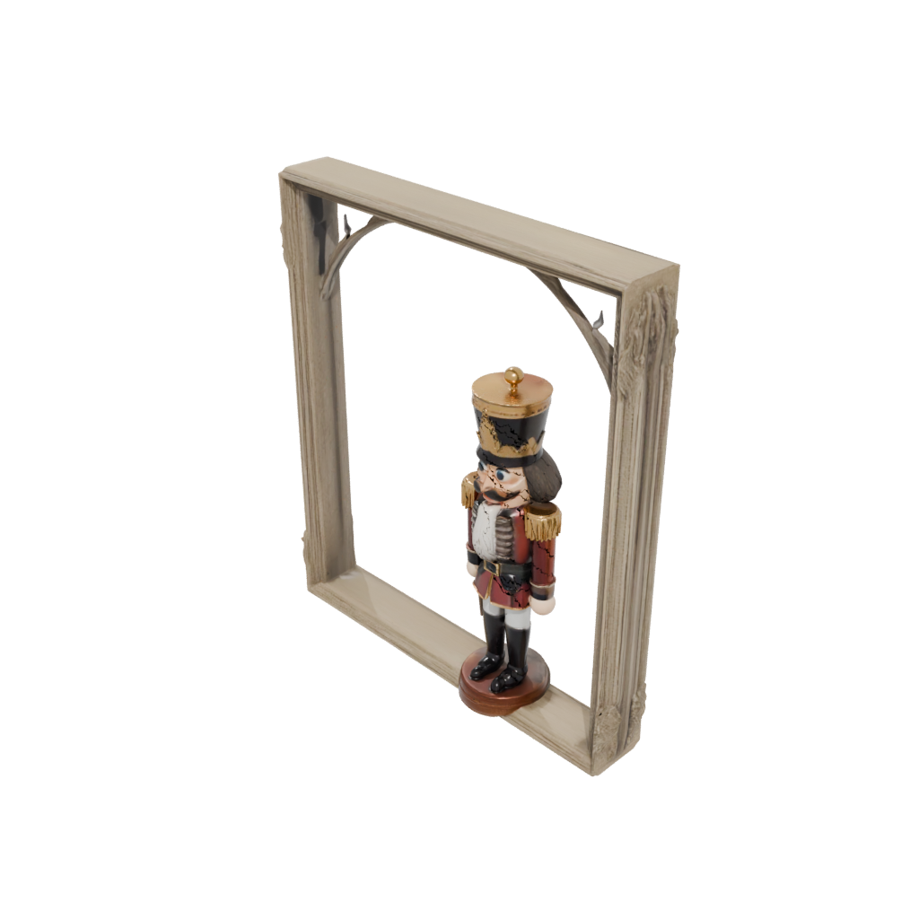 Galaxy Rustic Nutcracker Soldier Original — seasonal 3D print model, STL