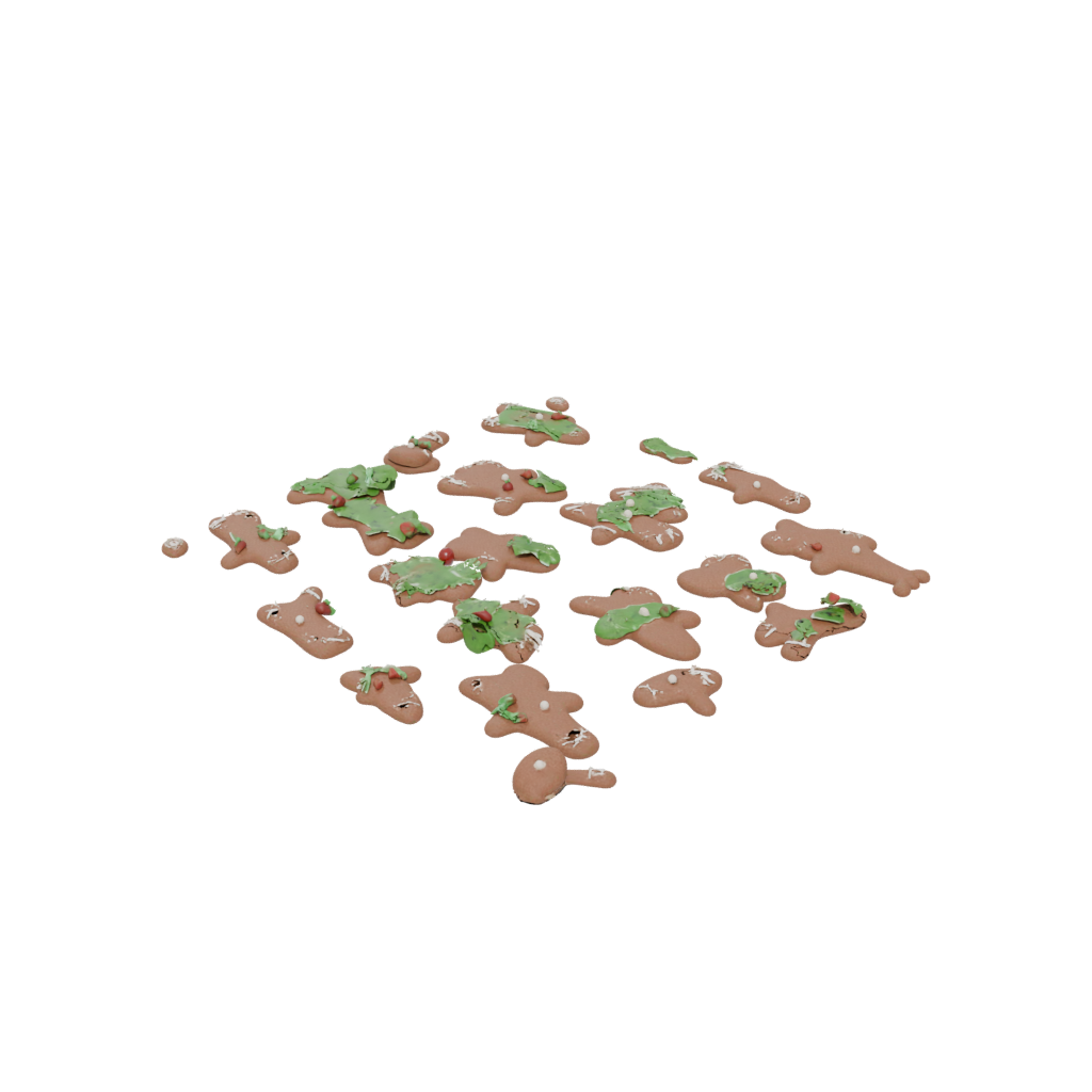 Glow Gingerbread Person Figure — seasonal 3D print model, STL