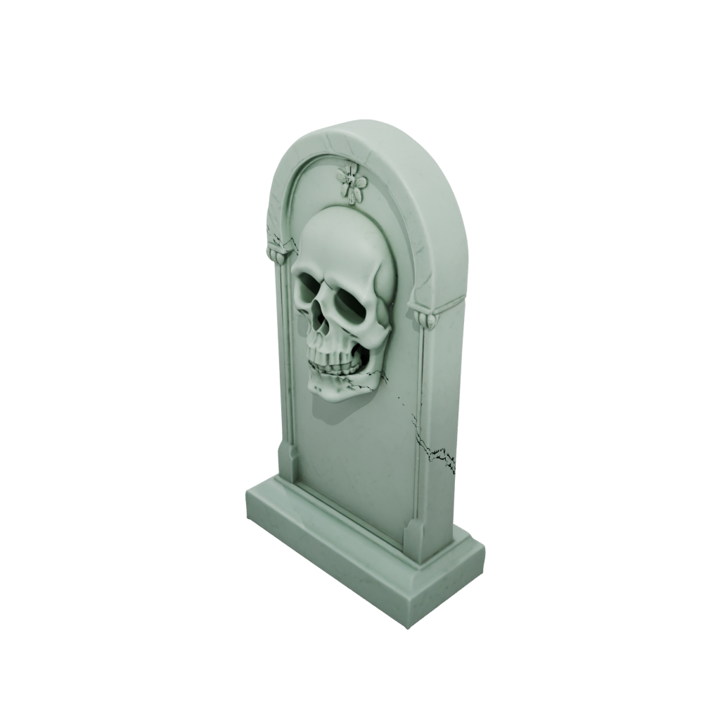 Glow Tombstone Prop Mini — seasonal 3D print model, STL