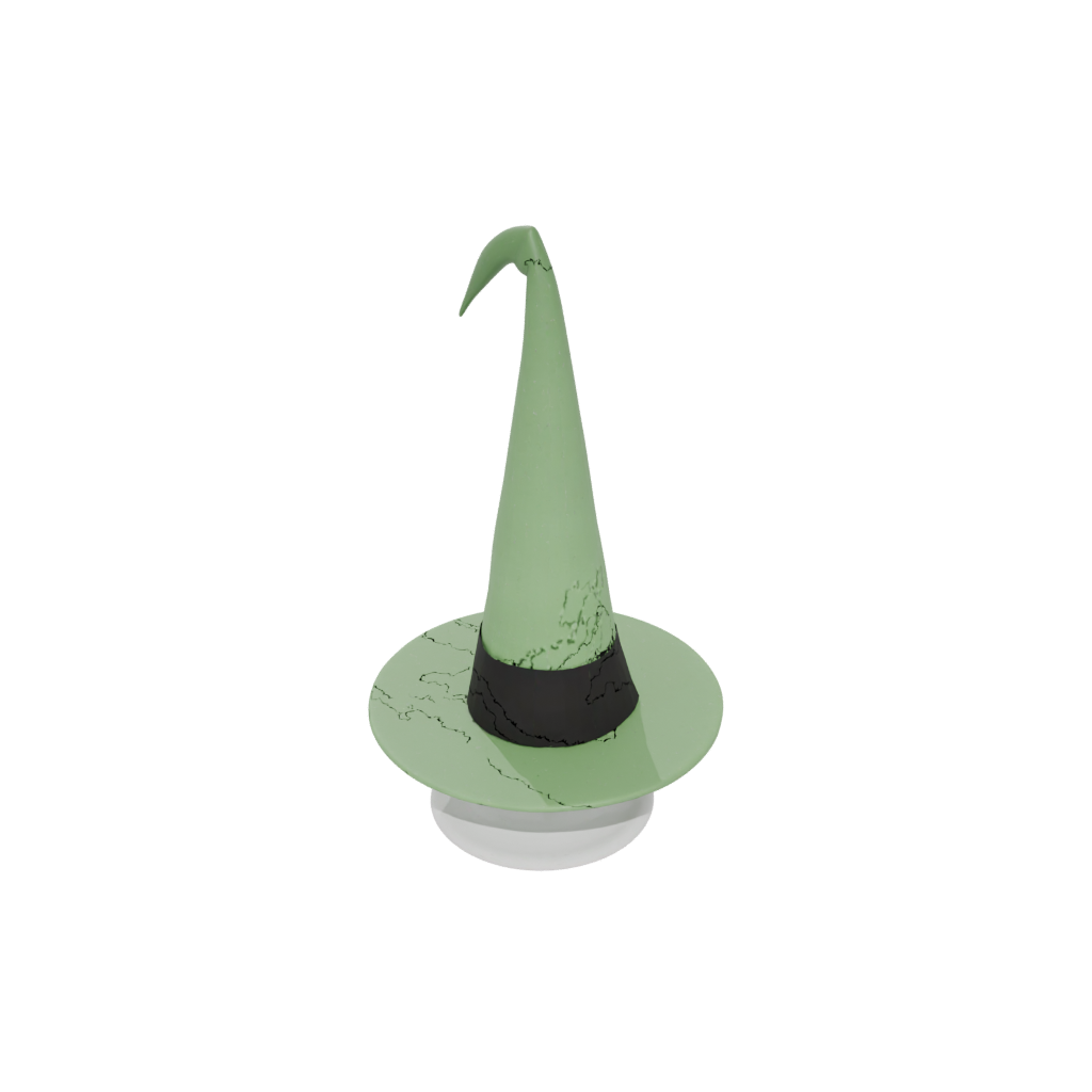 Glow Witch Hat Holder — seasonal 3D print model, STL