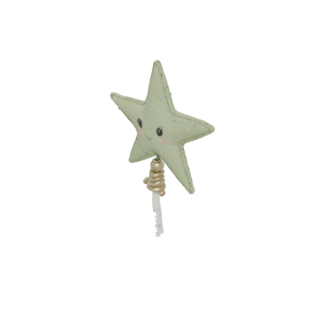 Glow Cute Christmas Tree Topper Star — seasonal 3D print model, STL
