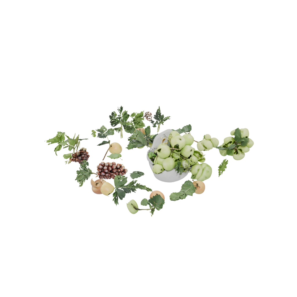 Glow Cute Cornucopia Centerpiece — seasonal 3D print model, STL
