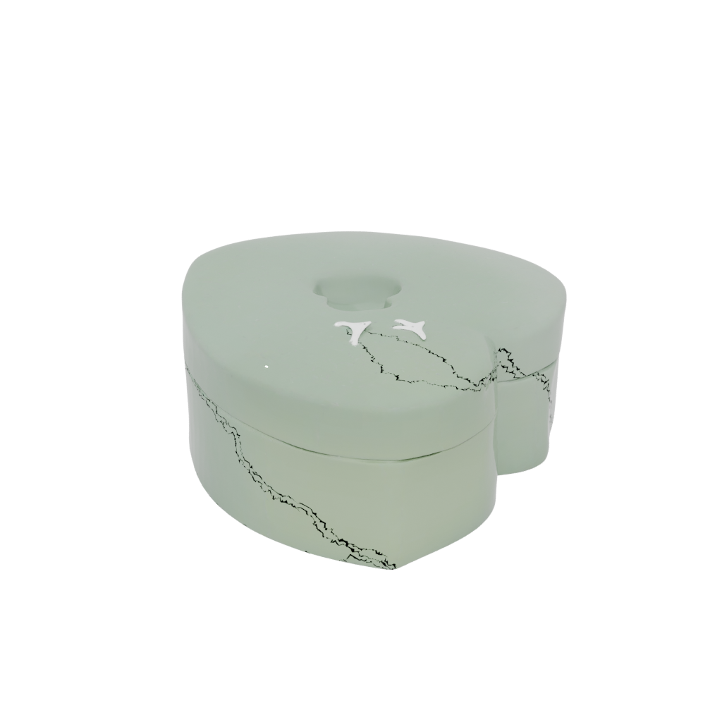 Glow Cute Heart Trinket Box — seasonal 3D print model, STL