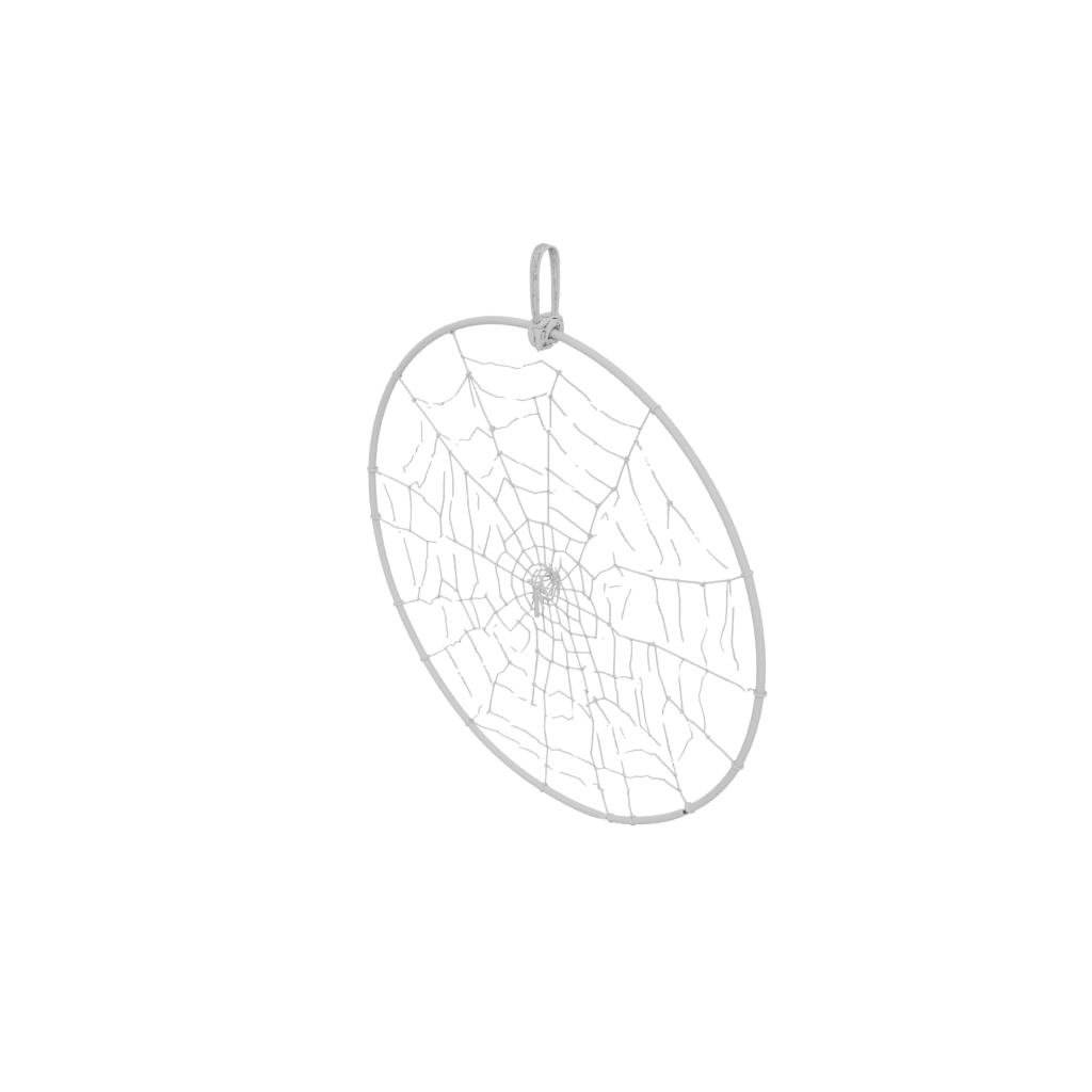 Glow Cute Spider Web Wall Hanging — seasonal 3D print model, STL