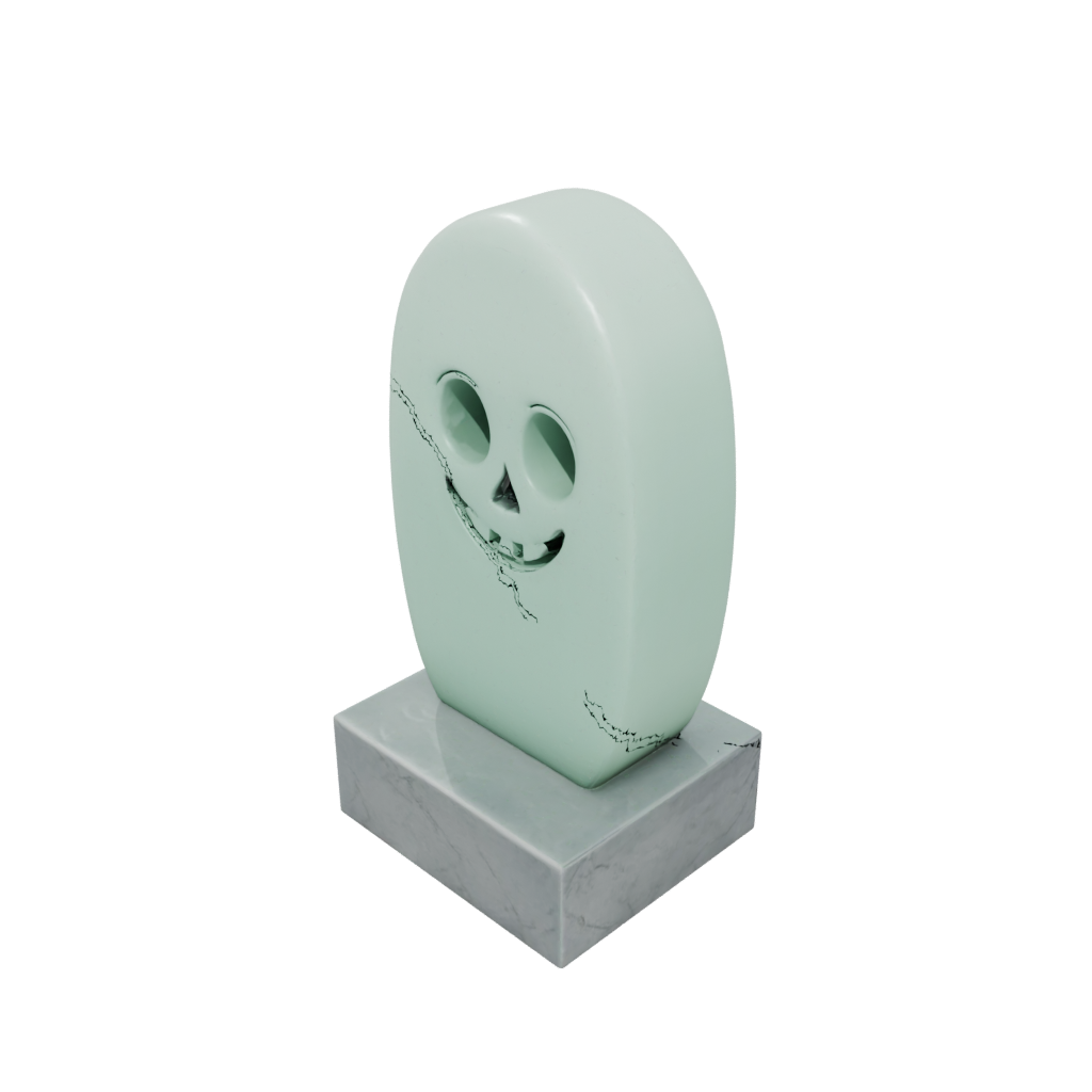 Glow Cute Tombstone Prop Mini — seasonal 3D print model, STL