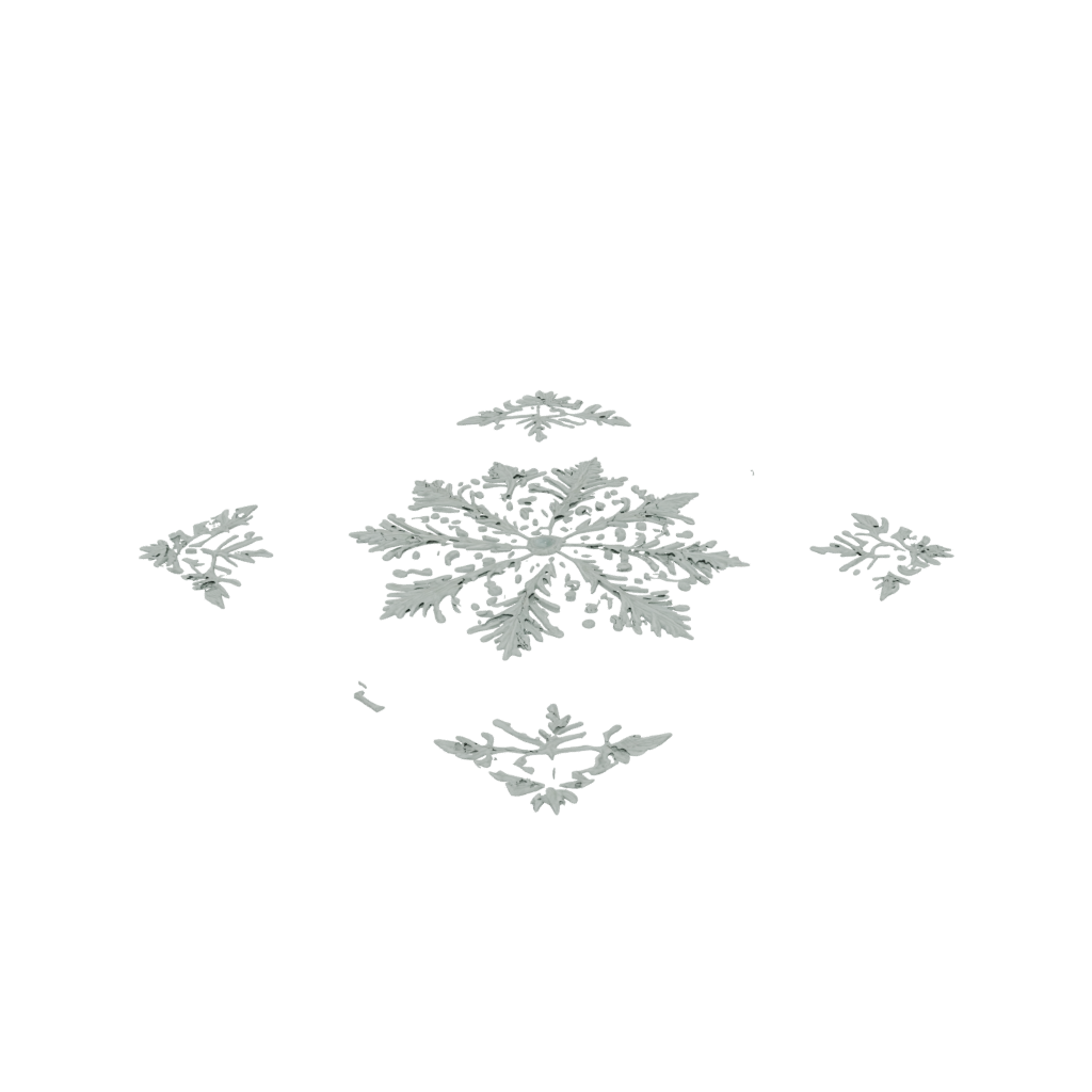 Glow Ornate Ornate Snowflake Ornament — seasonal 3D print model, STL