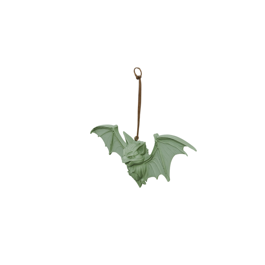 Glow Rustic Bat Ornament — seasonal 3D print model, STL