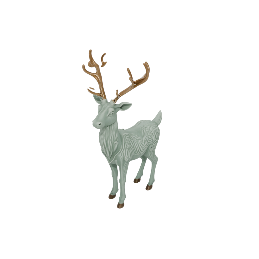 Glow Rustic Reindeer Figurine