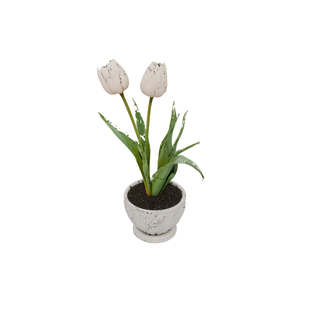 Glow Rustic Tulip Planter — seasonal 3D print model, STL