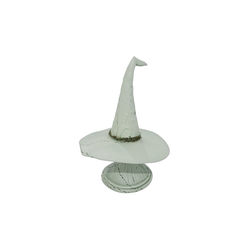 Glow Rustic Witch Hat Holder — seasonal 3D print model, STL