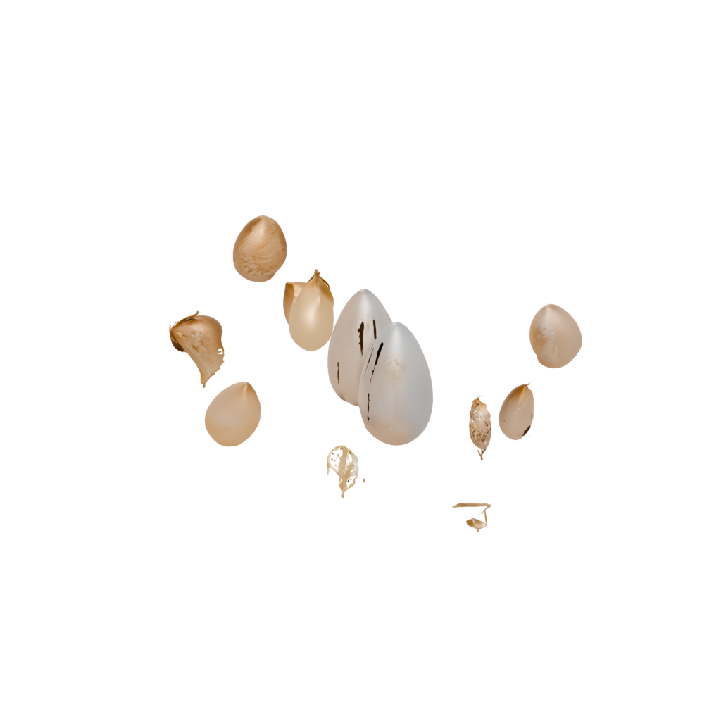 Gold Modern Easter Egg Relief — seasonal 3D print model, STL