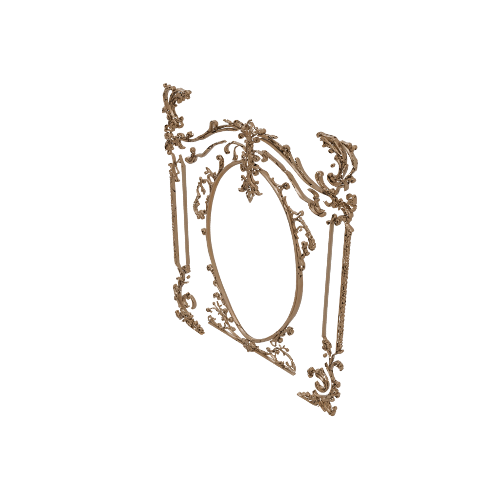 Gold Ornate Tombstone Prop Mini — seasonal 3D print model, STL
