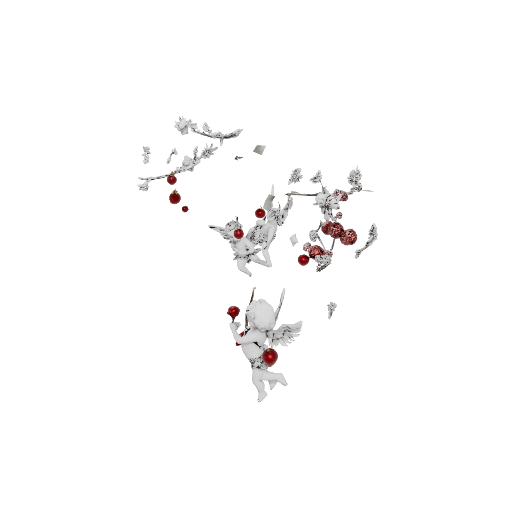 Holiday Cupid Charm — seasonal 3D print model, STL