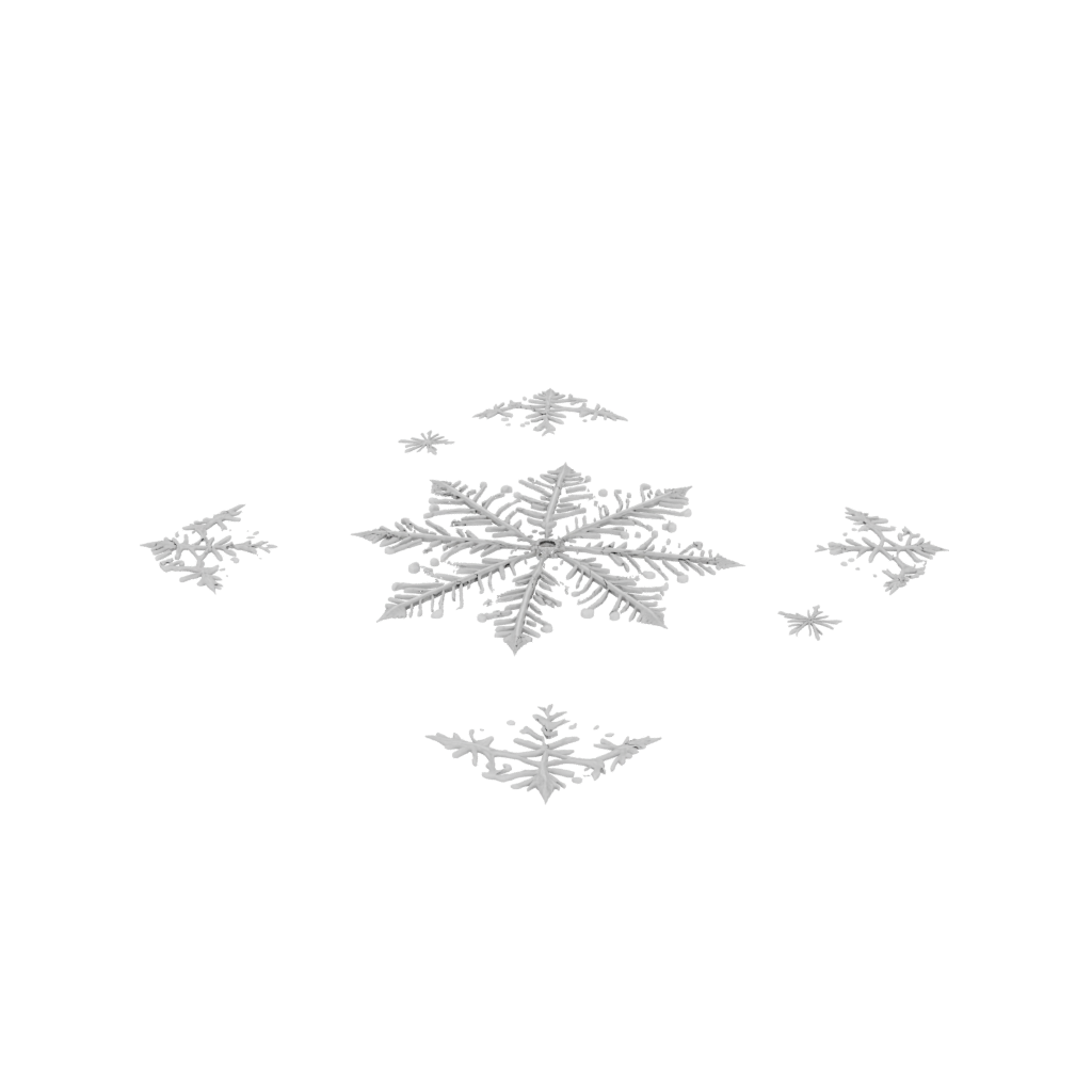 Holiday Ornate Snowflake Ornament — seasonal 3D print model, STL