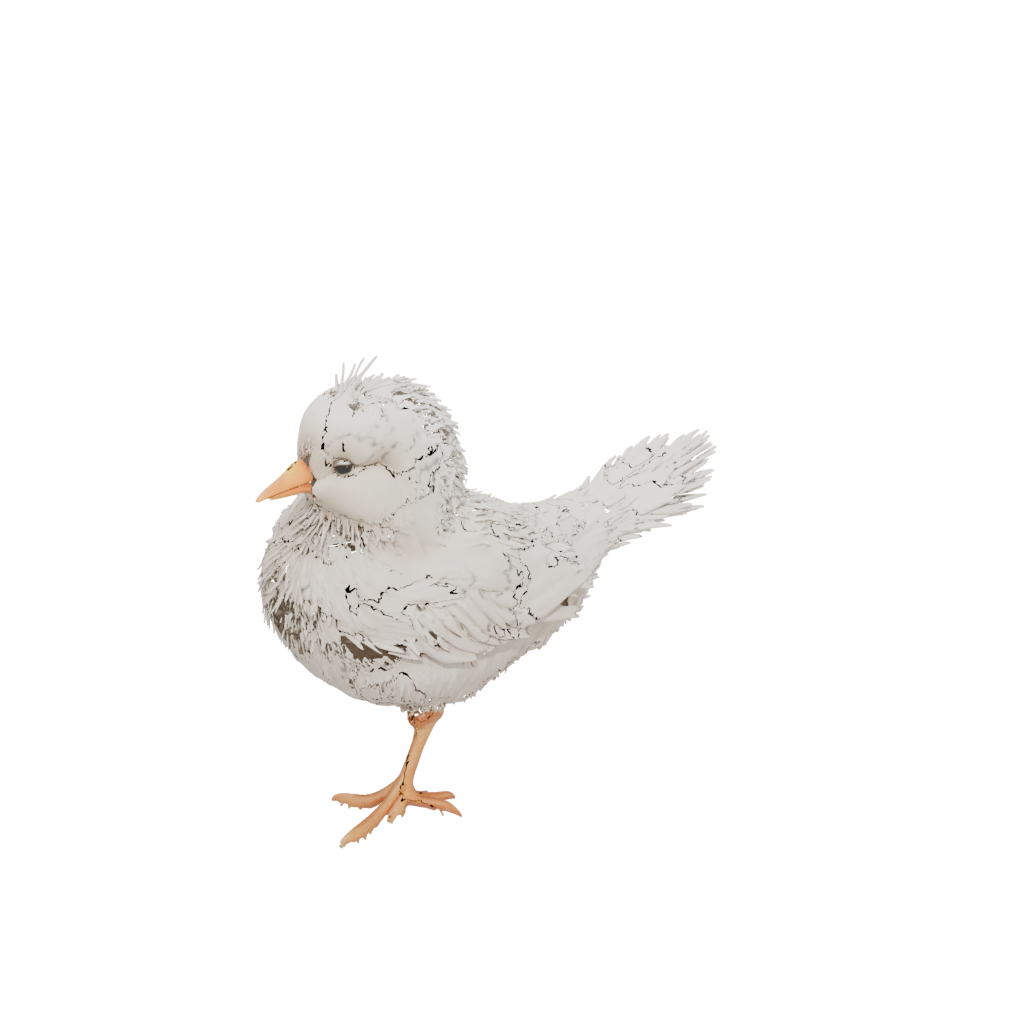 Holiday Spring Chick Figure — seasonal 3D print model, STL