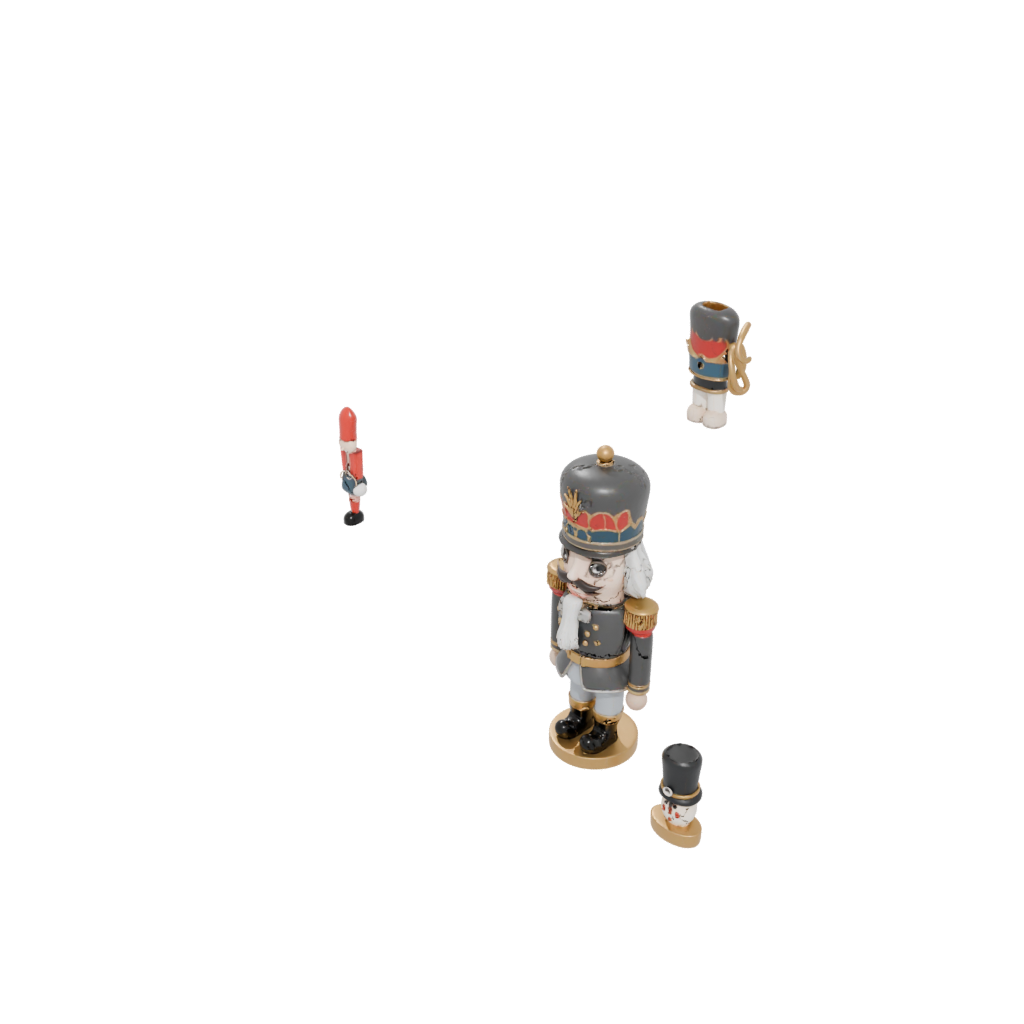Holiday Cute Nutcracker Soldier Original — seasonal 3D print model, STL