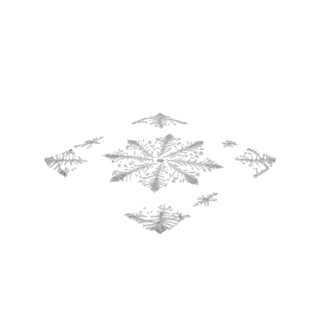 Holiday Ornate Ornate Snowflake Ornament — seasonal 3D print model, STL