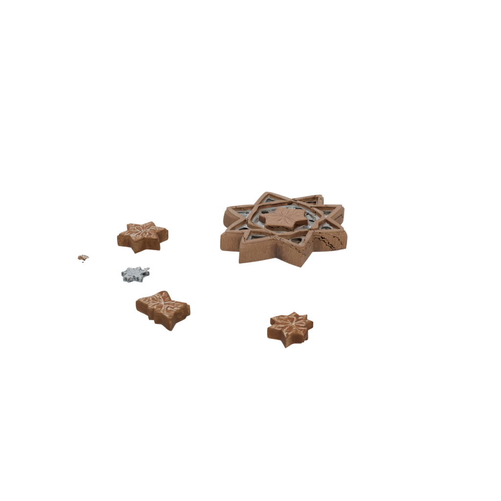 Holiday Rustic Dreidel Spinner — seasonal 3D print model, STL
