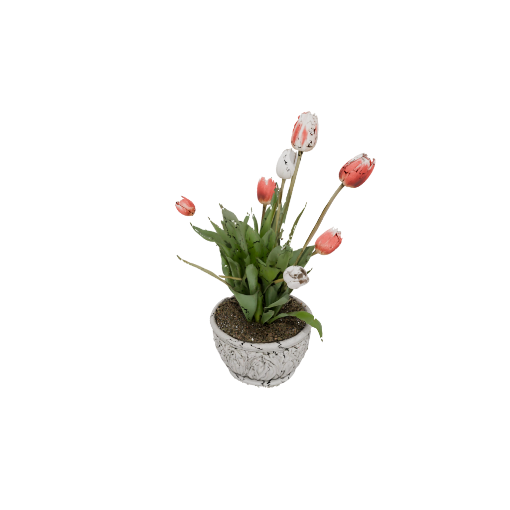 Holiday Rustic Tulip Planter — seasonal 3D print model, STL