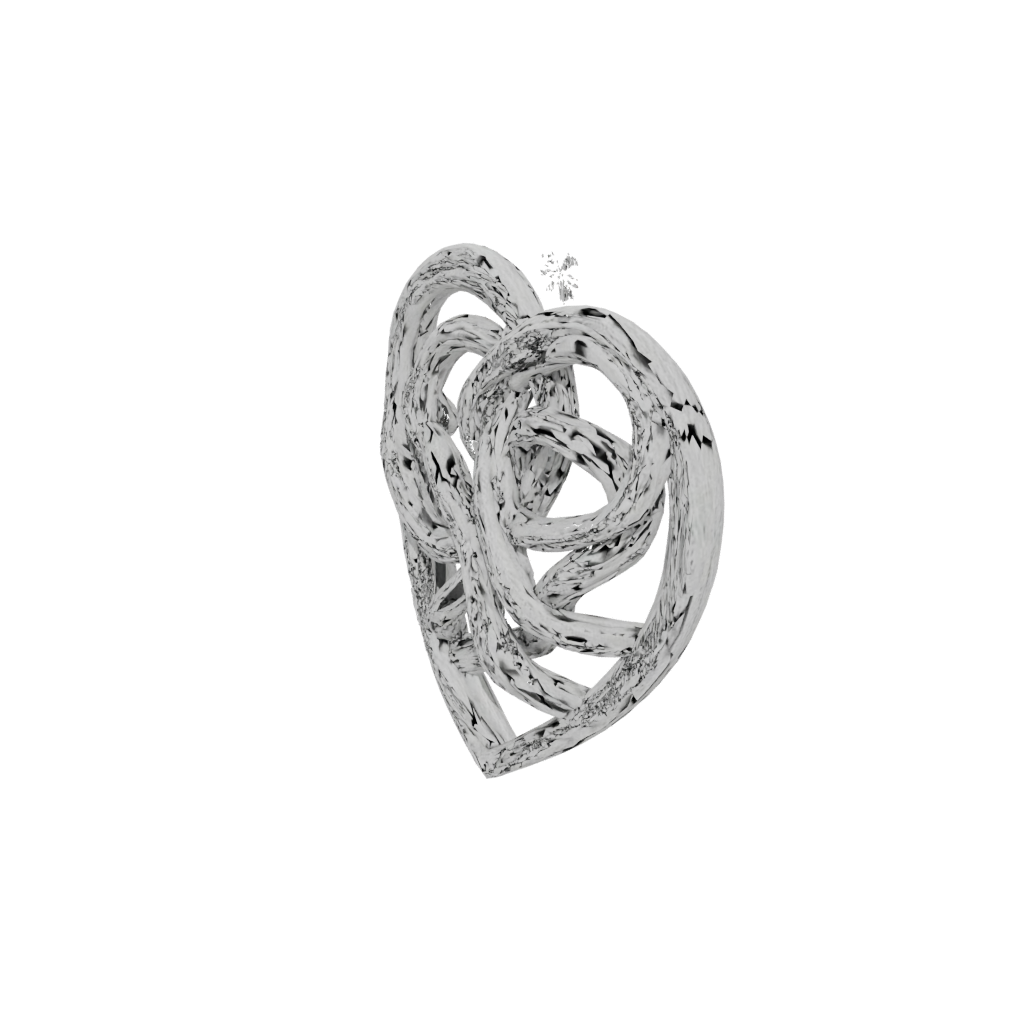 Holiday Rustic Valentine Love-Knot — seasonal 3D print model, STL