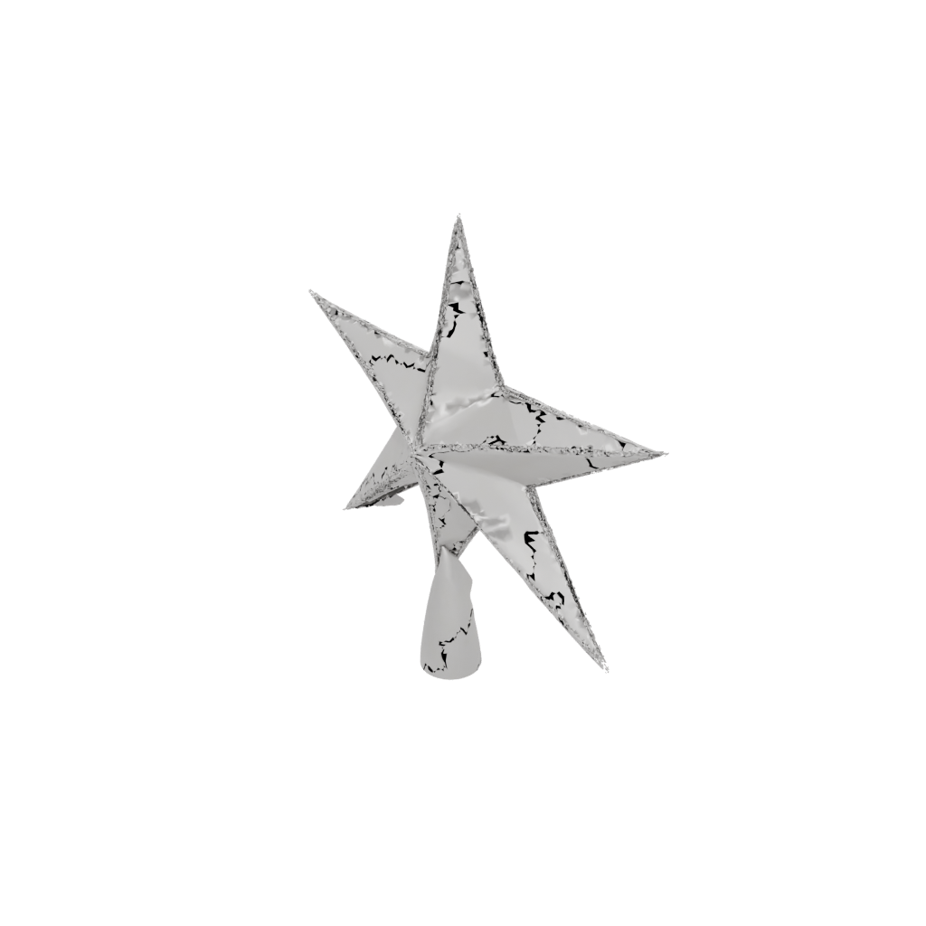 Jumbo Christmas Tree Topper Star — seasonal 3D print model, STL