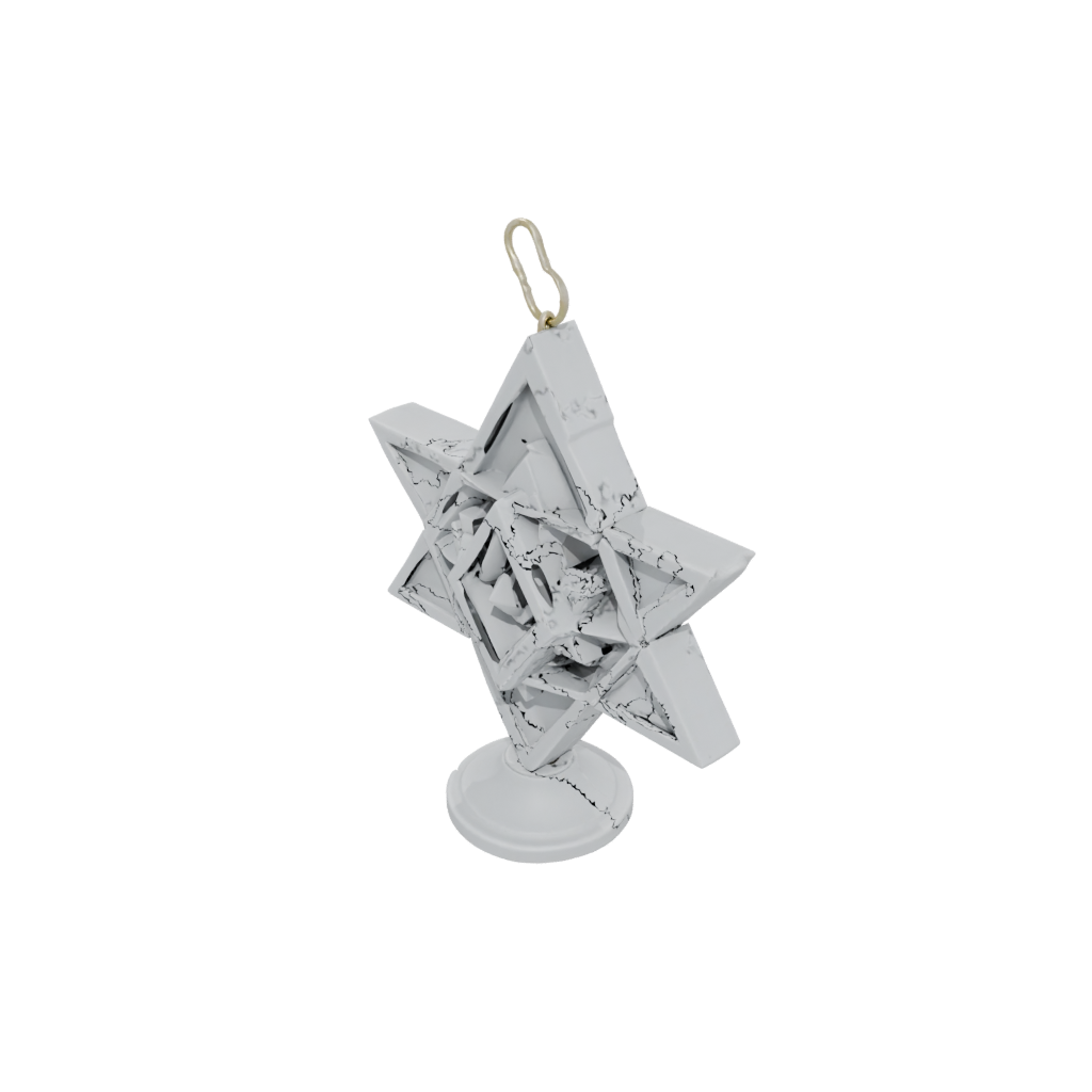 Jumbo Dreidel Spinner — seasonal 3D print model, STL