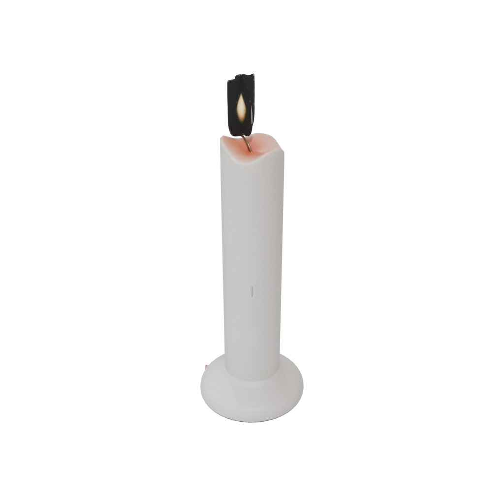 Jumbo Modern Advent Candle Holder — seasonal 3D print model, STL