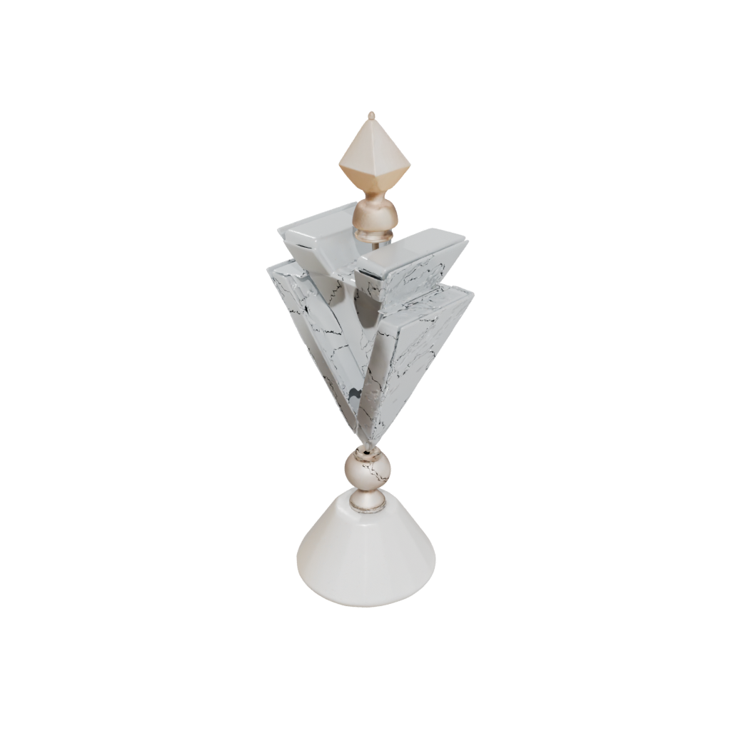 Jumbo Modern Dreidel Spinner — seasonal 3D print model, STL