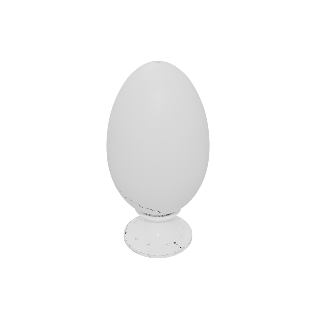 Jumbo Modern Easter Egg Relief — seasonal 3D print model, STL